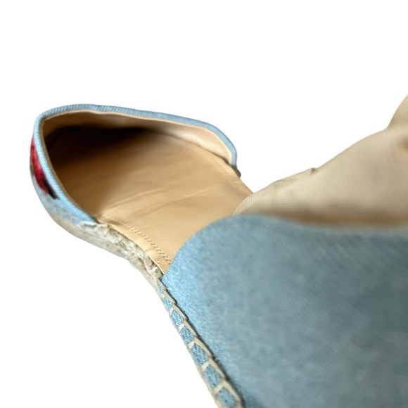 Jessica Simpson Fippo Floral Embroidered Denim Espadrilles Size 10 M EUC - Picture 13 of 16